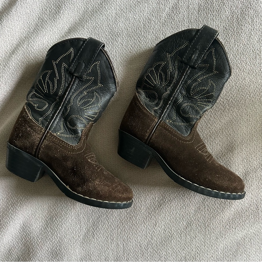 Black and Brown Cowboy Boots